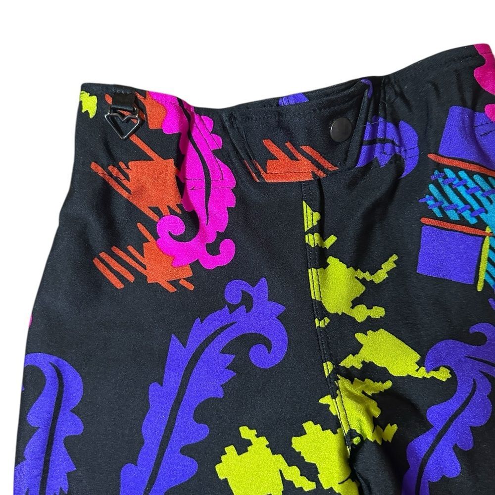 Obermeyer Girls ski pant leggings Size 12 Color- multi color - Picture 5 of 9